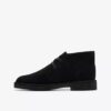 Boys Desert Boot Older Black Suede Ankle Boots Us