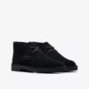 Boys Desert Boot Older Black Suede Ankle Boots Us