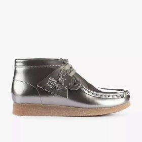Boys Wallabee Boot Big Kid Silver Patent Wallabees Boys Wallabee Boot Big Kid Silver Patent Wallabees