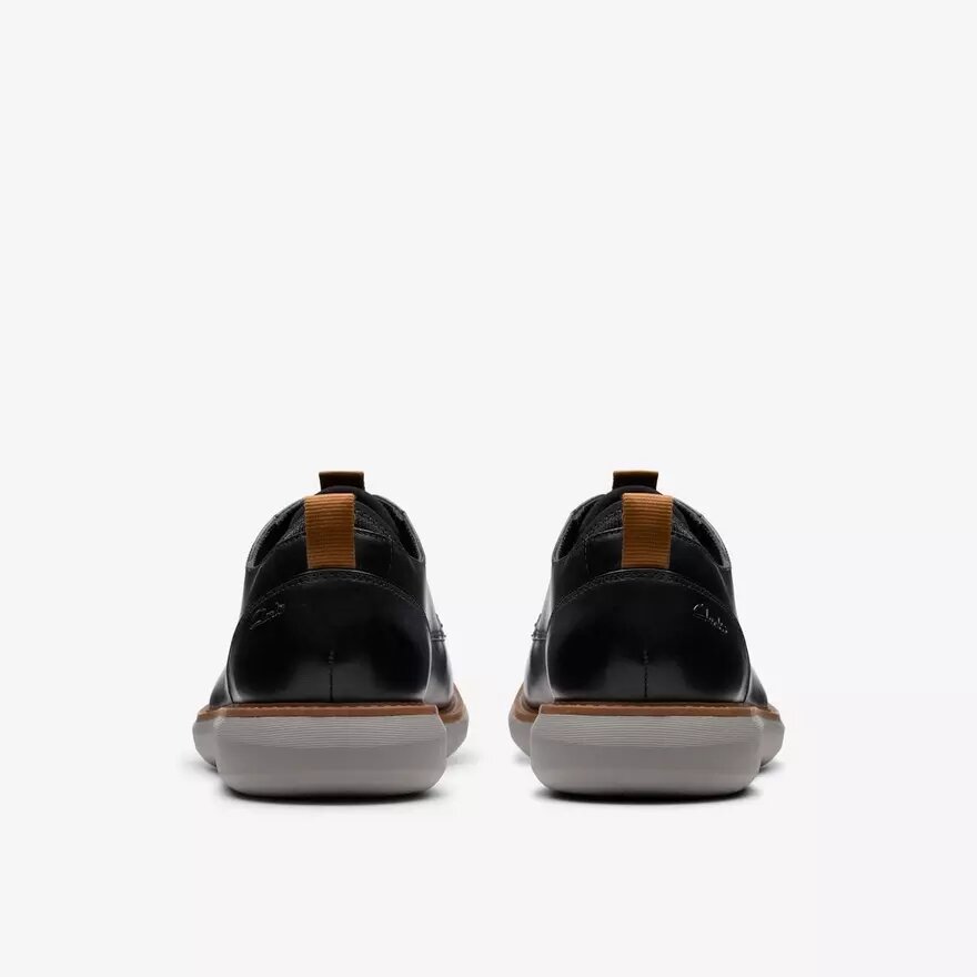 Men’s Brantin Plain Black Leather Oxfords Men’s Brantin Plain Black Leather Oxfords