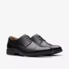Men’s Eldredge Cap Black Leather Oxford Shoes| Clarks