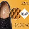 Men’s Eldredge Cap Black Leather Oxford Shoes| Clarks