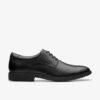 Men’s Eldredge Plain Black Leather Oxford Shoes| Clarks Men’s Eldredge Plain Black Leather Oxford Shoes| Clarks