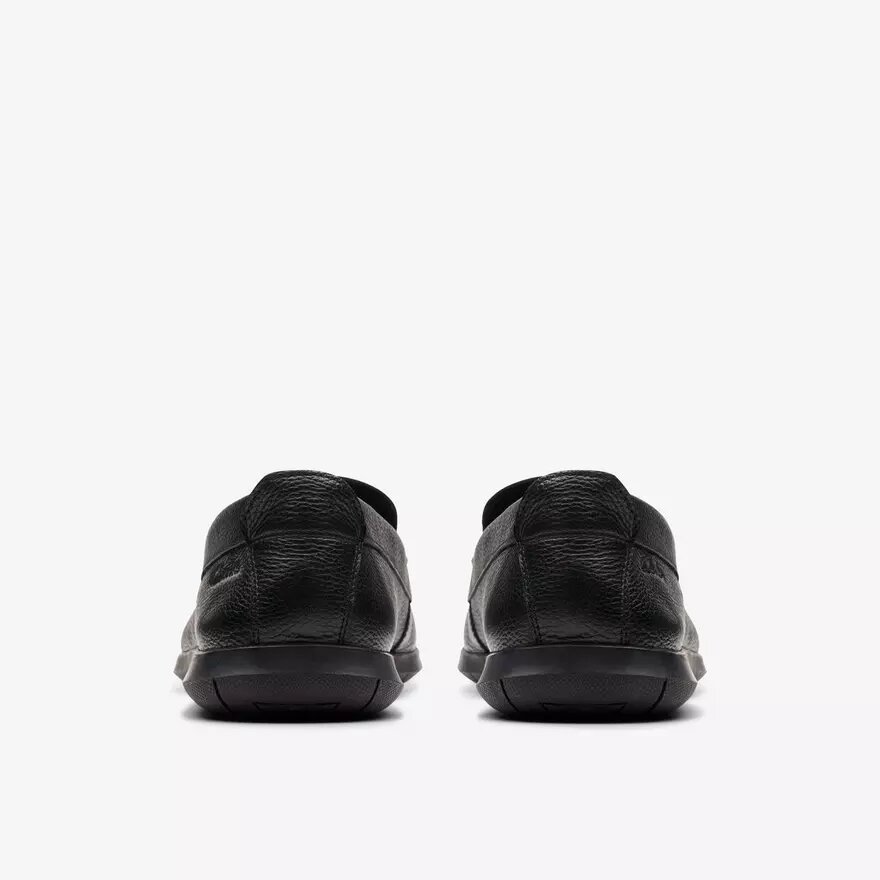 Men’s Flexway Step Black Leather Loafers Men’s Flexway Step Black Leather Loafers