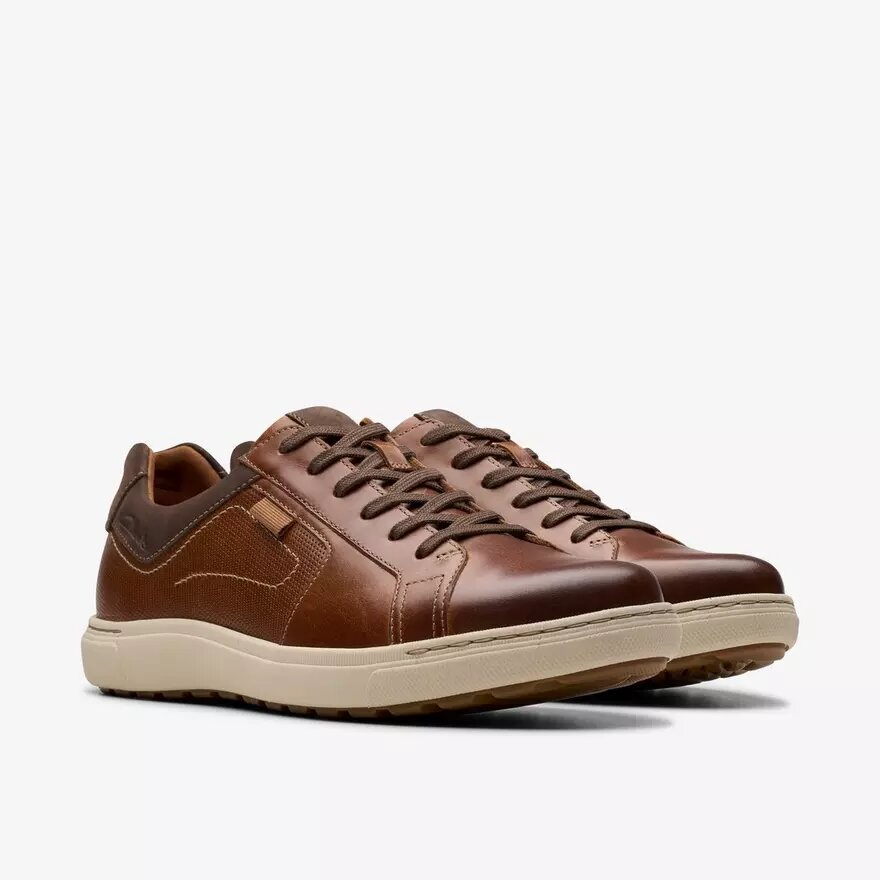Men’s Mapstone Lace Tan Leather Sneakers Men’s Mapstone Lace Tan Leather Sneakers