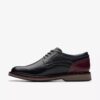 Men’s Monahan Plain Black Leather Oxford Shoes| Clarks