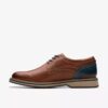 Men’s Monahan Plain Tan Leather Oxford  Shoes| Clarks