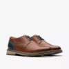 Men’s Monahan Plain Tan Leather Oxford  Shoes| Clarks