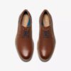 Men’s Monahan Plain Tan Leather Oxford  Shoes| Clarks