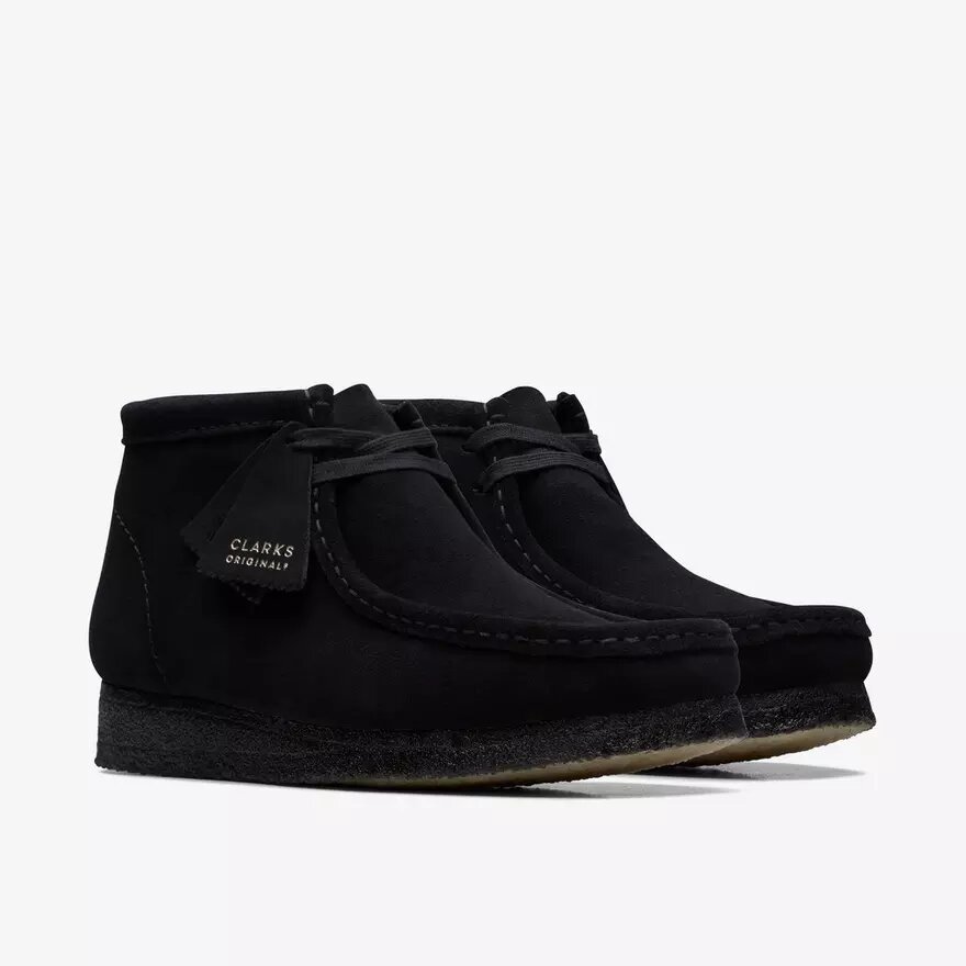 Men’s Wallabee™ Boot Black Suede Boots Men’s Wallabee™ Boot Black Suede Boots