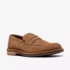 Mens Aldwin Step Tan Suede Loafers Mens Aldwin Step Tan Suede Loafers