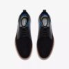 Mens Brantin Plain Black Knit Oxford Shoe Mens Brantin Plain Black Knit Oxford Shoe