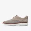 Mens Brantin Plain Grey Knit Oxford Shoe