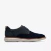 Mens Brantin Plain Navy Knit Derby Shoe Mens Brantin Plain Navy Knit Derby Shoe