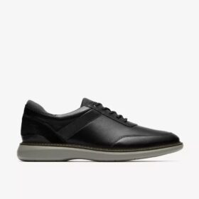 Mens Brantin Style Black Leather Oxfords