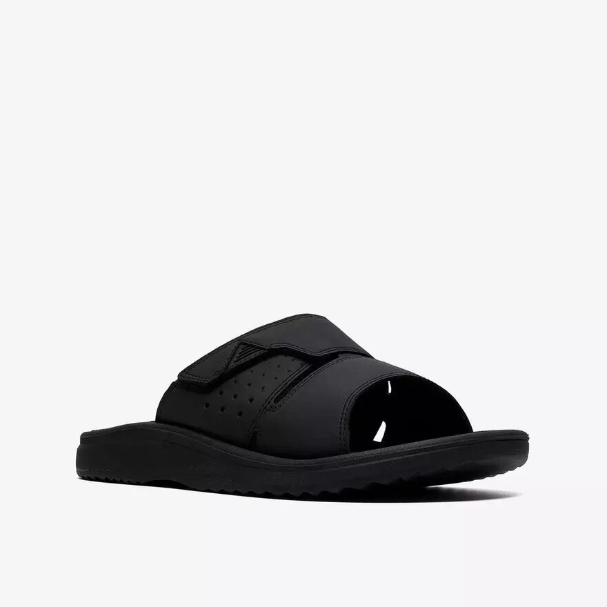 Mens Breeze Slide Black Sandals Mens Breeze Slide Black Sandals