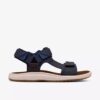 Mens Breeze Trail Navy Sandals