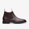 Mens Burchill up Dark Brown Leather Chelsea Boots Mens Burchill up Dark Brown Leather Chelsea Boots