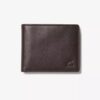 Mens Classic Pebble Slimfold Wallet Brown Us
