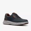Mens Craftwell Lace Navy Leather Shoes