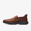 Mens Craftwell Step Brown Tumb Slip-On Shoes