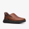 Mens Craftwell Step Brown Tumb Slip-On Shoes