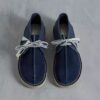 Mens Desert Trek Navy Suede Desert Trek