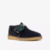 Mens Desert Trek Navy Suede Desert Trek