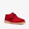 Mens Desert Trek Red Suede Desert Trek