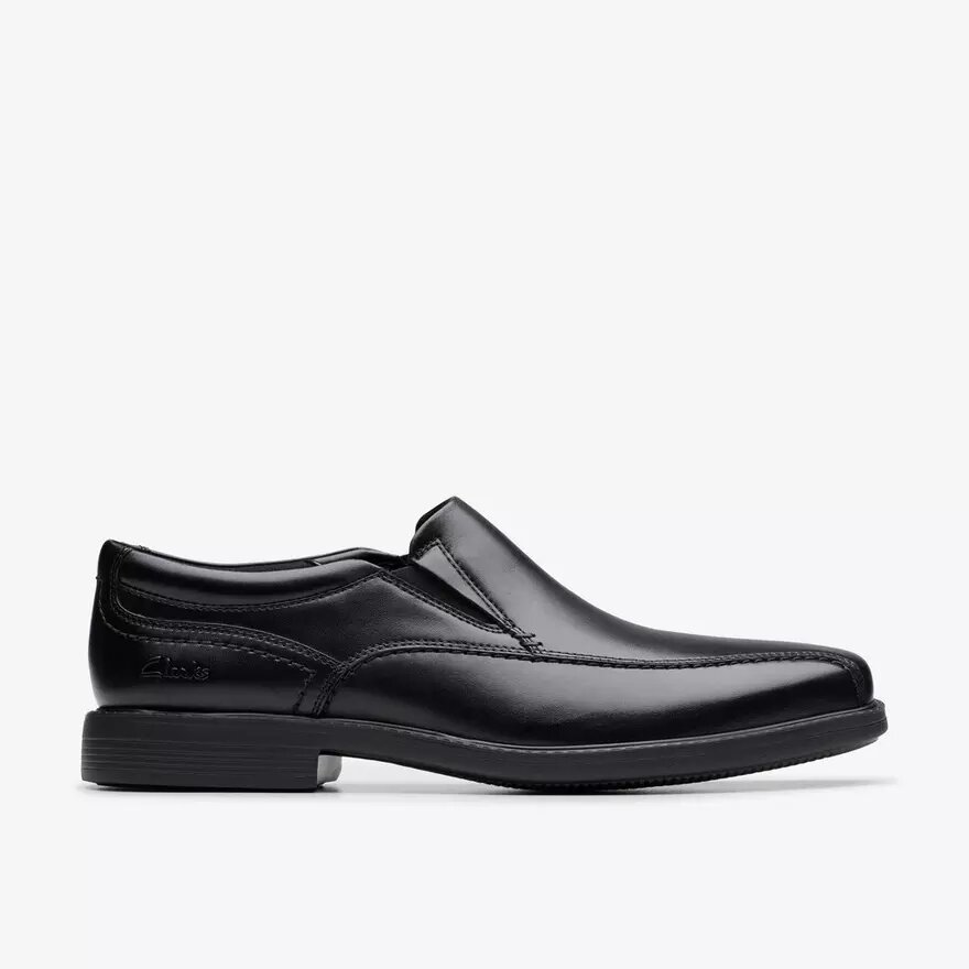 Mens Dresslite Step Black Leather Loafer Mens Dresslite Step Black Leather Loafer