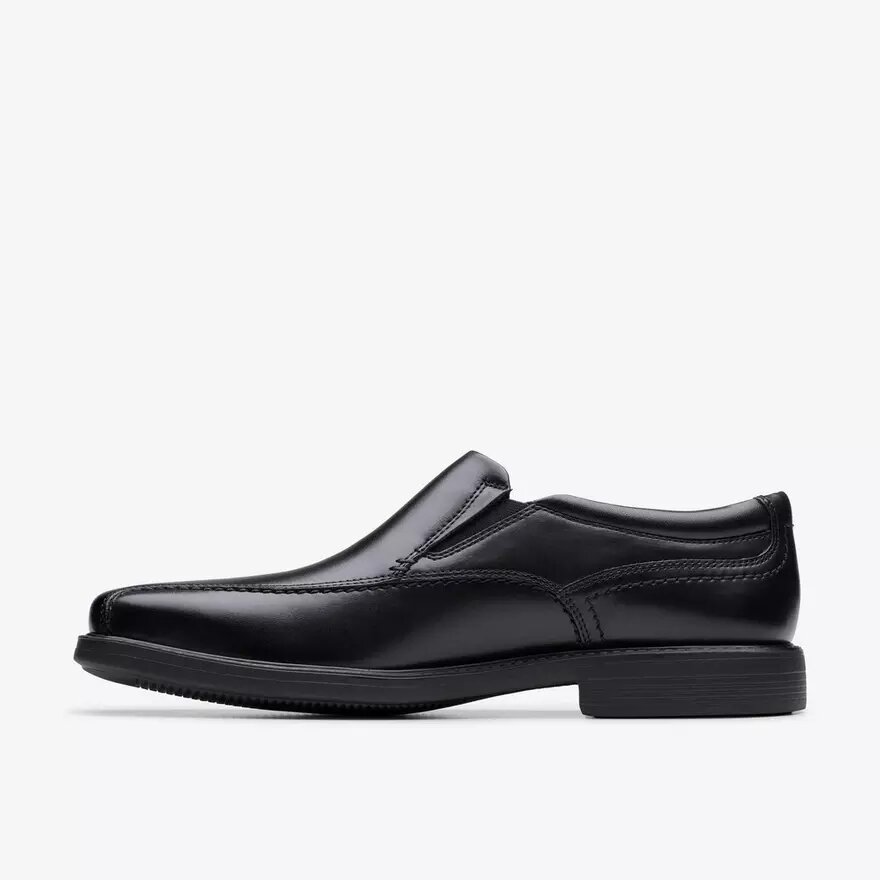 Mens Dresslite Step Black Leather Loafer Mens Dresslite Step Black Leather Loafer
