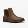 Mens Emmet Easy Cola Suede Chelsea Boots