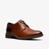 Mens Emmet Plain Tan Leather Shoes