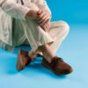 Mens Flexway 2Eye Brown Nubuck Boat Shoe Mens Flexway 2Eye Brown Nubuck Boat Shoe
