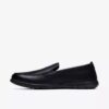 Mens Flexway Step Black Smooth Loafers