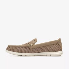 Mens Flexway Step Sand Knit Slip Ons