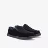Mens Gorstan Step Black Slippers