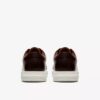 Mens Goswell Tie Brown Leather Sneakers