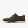 Mens Monahan Plain Stone Nubuck Oxfords