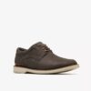Mens Monahan Plain Stone Nubuck Oxfords
