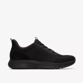 Mens Motion Trek Lt Black Knit Sneakers Mens Motion Trek Lt Black Knit Sneakers