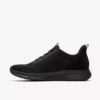 Mens Motion Trek Lt Black Knit Sneakers