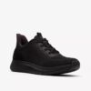 Mens Motion Trek Lt Black Knit Sneakers