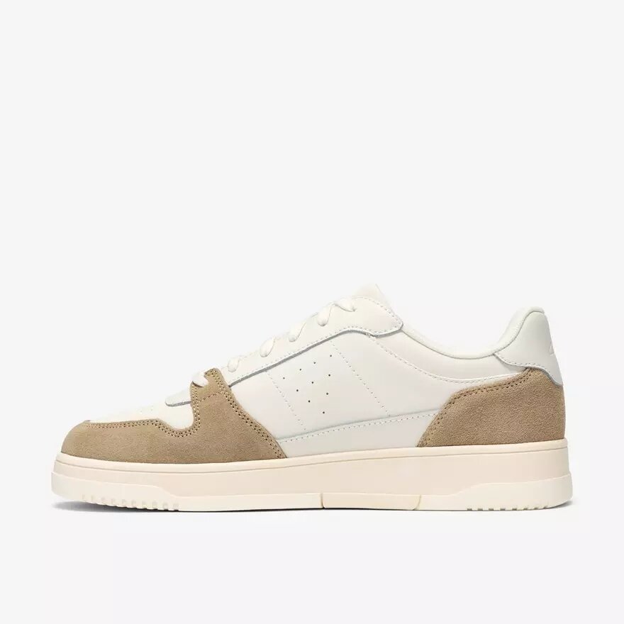 Mens Newick Lace White Combination Sneaker Mens Newick Lace White Combination Sneaker