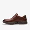 Mens Un Briley Pace Tan Leather Oxford Shoes| Clarks