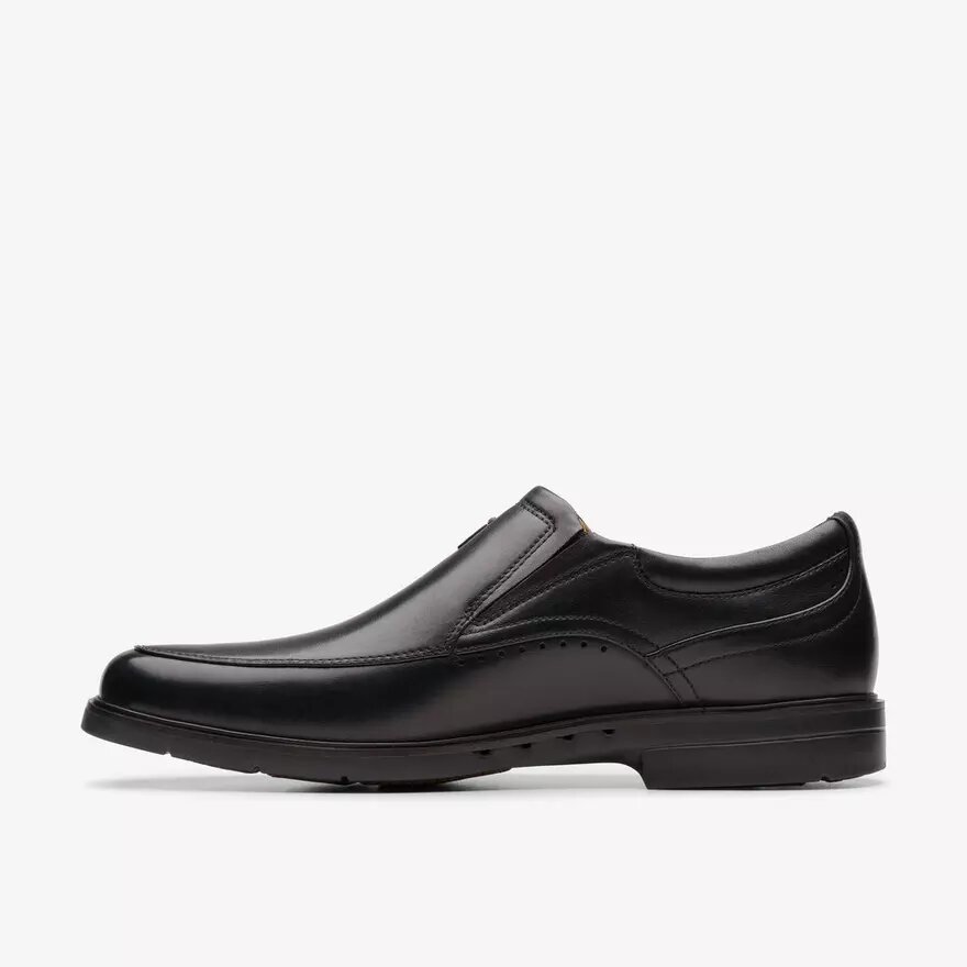 Mens Un Kendric Go Black Leather Loafer Shoes| Clarks Mens Un Kendric Go Black Leather Loafer Shoes| Clarks