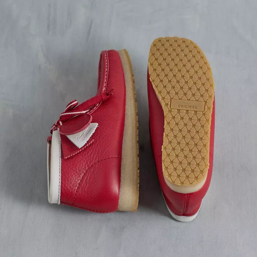 Mens Walla Boot Rb Red Leather Wallabees Mens Walla Boot Rb Red Leather Wallabees