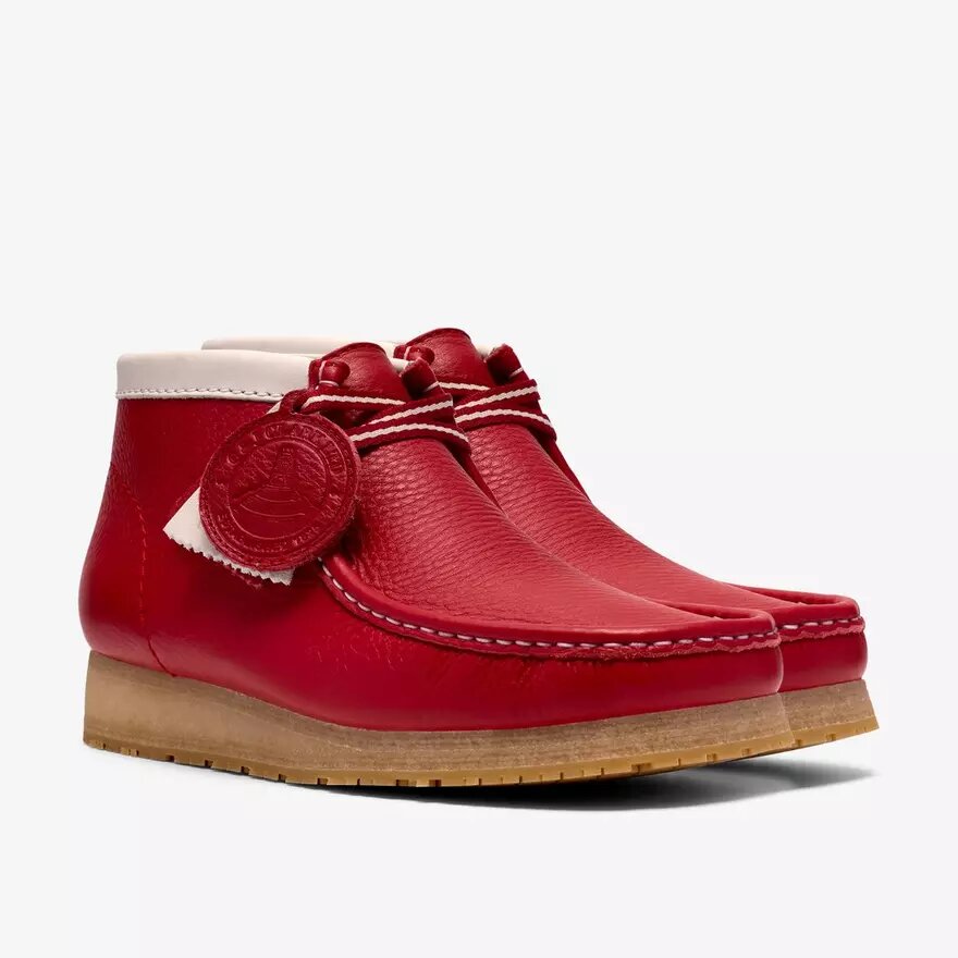Mens Walla Boot Rb Red Leather Wallabees Mens Walla Boot Rb Red Leather Wallabees