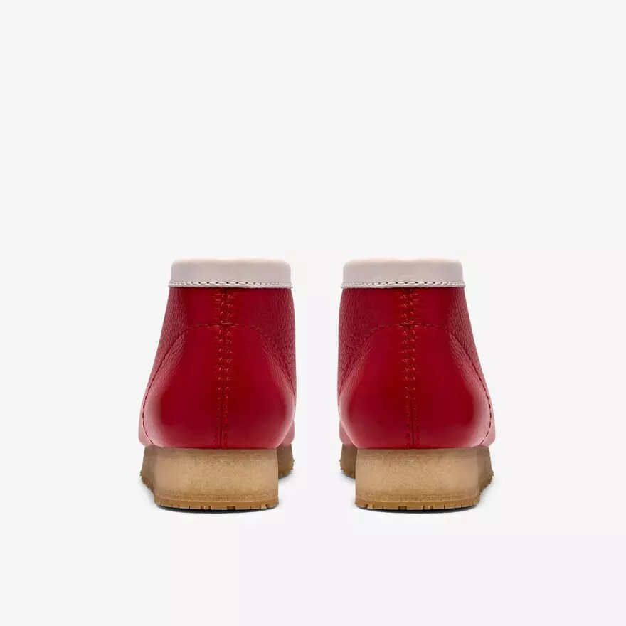 Mens Walla Boot Rb Red Leather Wallabees Mens Walla Boot Rb Red Leather Wallabees