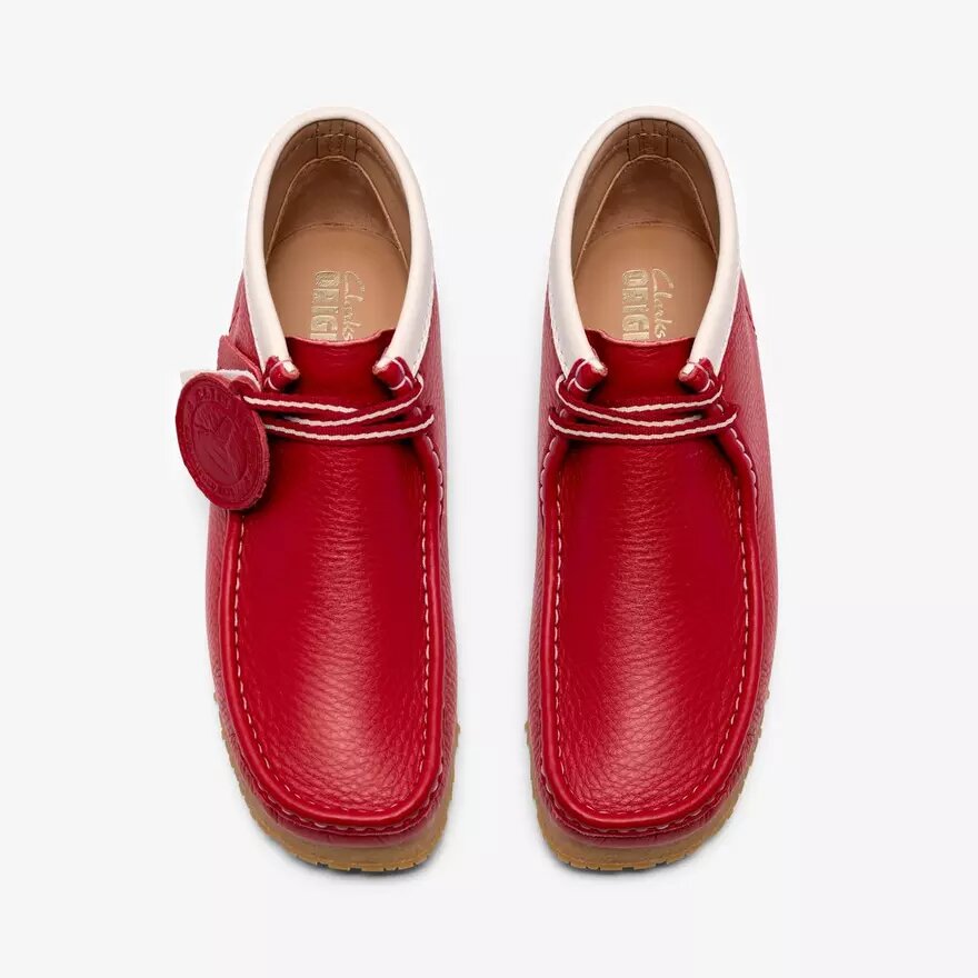 Mens Walla Boot Rb Red Leather Wallabees Mens Walla Boot Rb Red Leather Wallabees